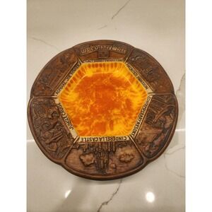 Vintage Walt Disney World Walt‎ Disney Productions Ashtray/Trinket Dish Orange